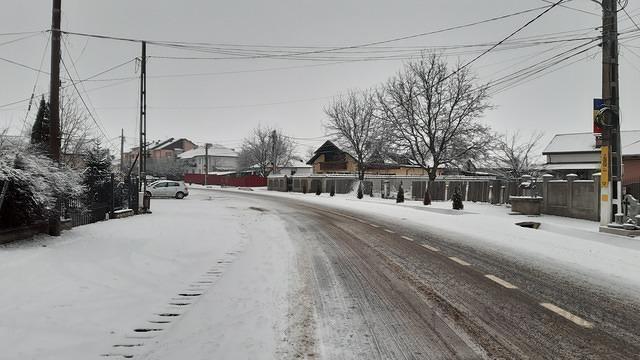 Orizontului vedere din dreptul Primariei Sabaoani