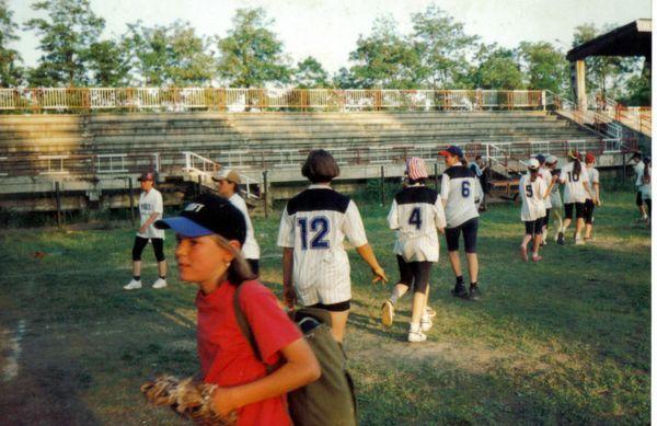 la campionatul de softball